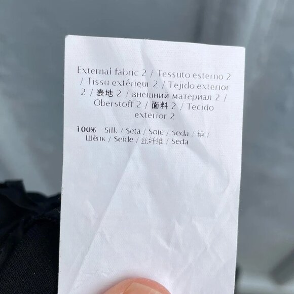 Valentino straight  leg silk embellished pants, size 4 - Picture 10 of 13